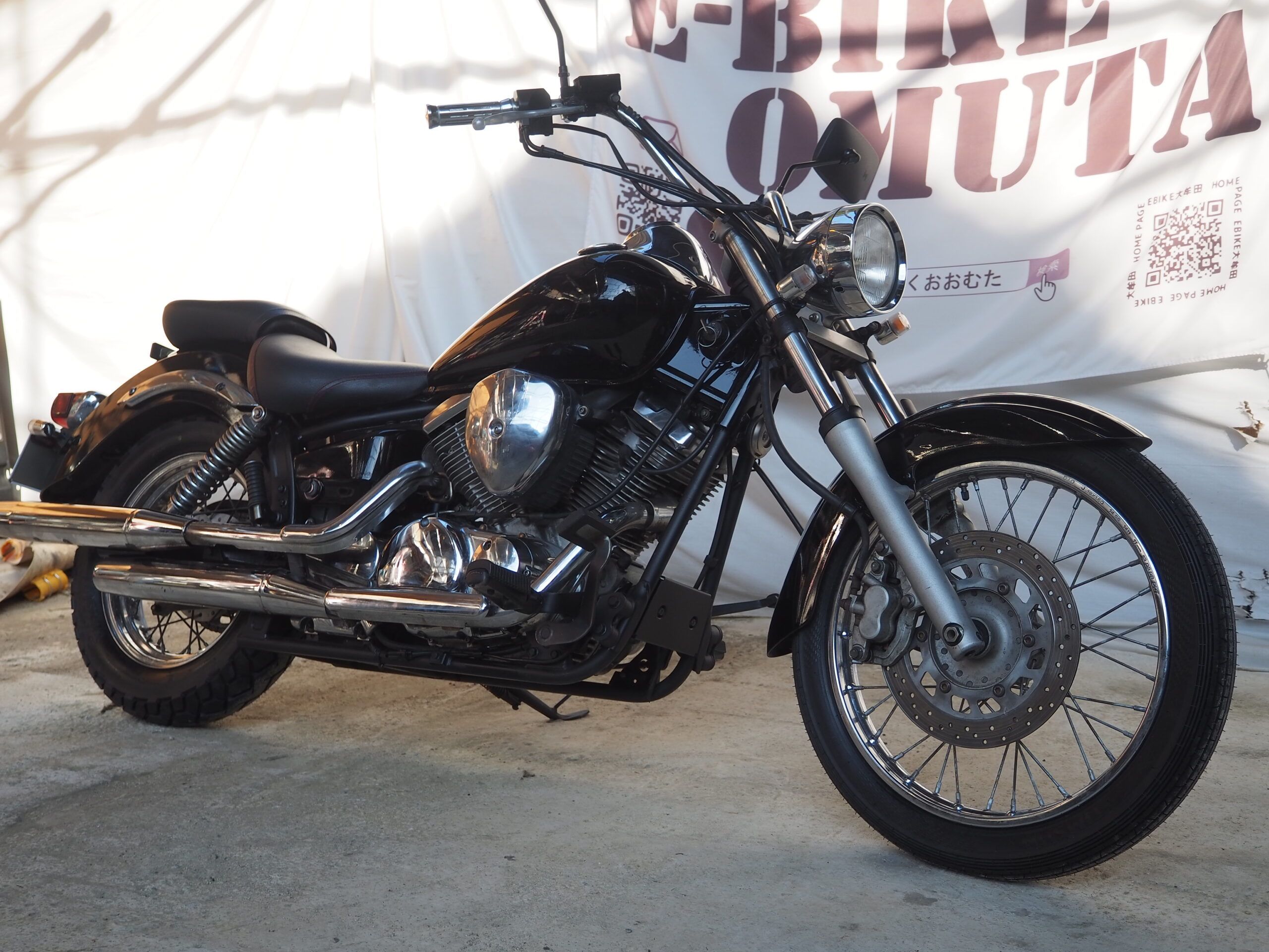 Y47 YAMAHA ヤマハ ドラッグスター250 DragStar ノーマル ブラック