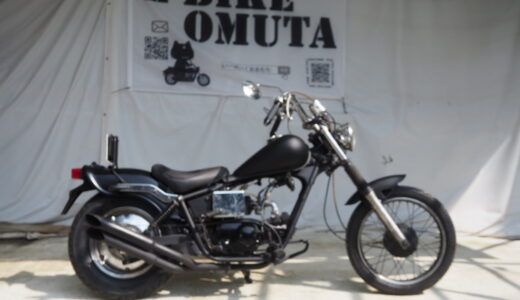 H76 HONDA JAZZ 110ccエンジン マットブラック カスタム 整備全塗装済