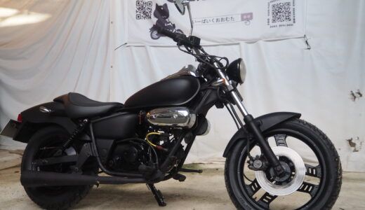 H117 HONDA Magna50 マットブラック 社外マフラー 全塗装・整備済